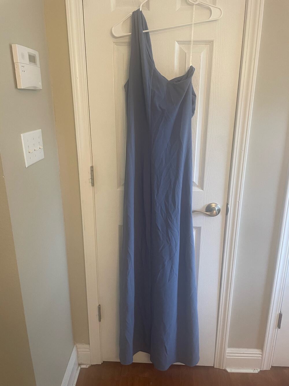 Sachin & Babi flexible crepe one shoulder sleeveless full length dress, A29